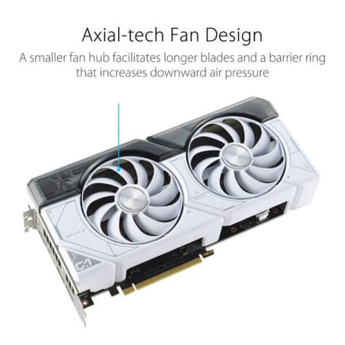 Asus Dual RTX 4070 Super White OC 12GB Gaming Graphics Card